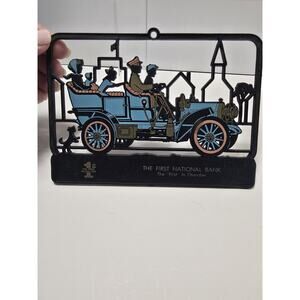 Vintage Calendar Topper Advertiser The First National Bank Vernon Co.